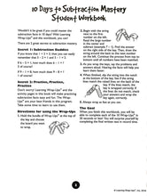 Load image into Gallery viewer, Learning Wrap-ups: 10 Days to Subtraction Mastery