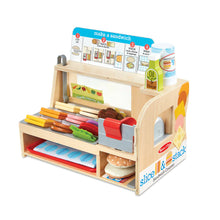 Load image into Gallery viewer, Melissa & Doug- Wooden Slice & Stack Sandwich Counter
