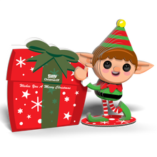 Load image into Gallery viewer, EUGY Christmas Elf 3D Puzzle