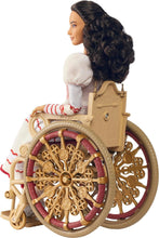 Load image into Gallery viewer, Wicked Nessarose Doll, Including Wheelchair, with Brown Curly Hair, Poseable