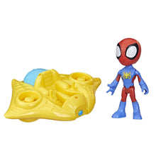 Load image into Gallery viewer, Marvel Spidey & His Amazing Friends Spidey Water Web Raft Vehicle & Action Figure