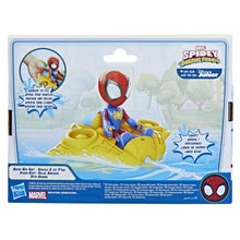 Load image into Gallery viewer, Marvel Spidey & His Amazing Friends Spidey Water Web Raft Vehicle & Action Figure