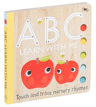 Load image into Gallery viewer, Touch and Trace: ABC Learn with Me! by Editors of Silver Dolphin Books: Board Books; 10 pages / English