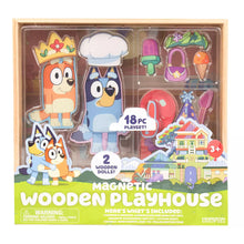 Load image into Gallery viewer, Bluey Magnetic Wooden Playset