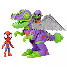 Load image into Gallery viewer, Marvel Spidey and His Amazing Friends Goblin Dino Mech Pack