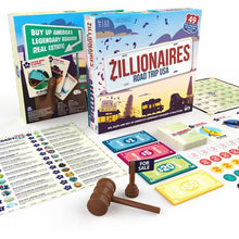 Load image into Gallery viewer, Zillionaires Road Trip USA Board Game