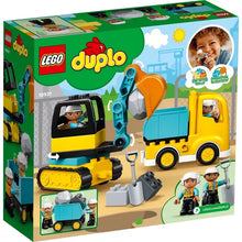 Load image into Gallery viewer, LEGO DUPLO Town Truck & Tracked Excavator Toy 10931