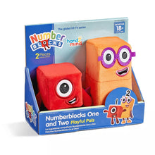 Load image into Gallery viewer, Hand2Mind Numberblocks One and Two Playful Pals Plushes