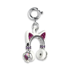 Load image into Gallery viewer, Charm It!- Kitty Ears Headphones Charm
