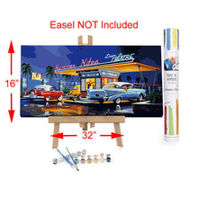 Load image into Gallery viewer, Adult Paint By Numbers Acrylic Set Summer Nites