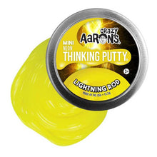 Load image into Gallery viewer, Crazy Aarons- Mini Neon Thinking Putty Lightning Rod