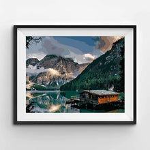 Load image into Gallery viewer, Adult Paint By Numbers Acrylic Set Norwegian Fjord Cabin