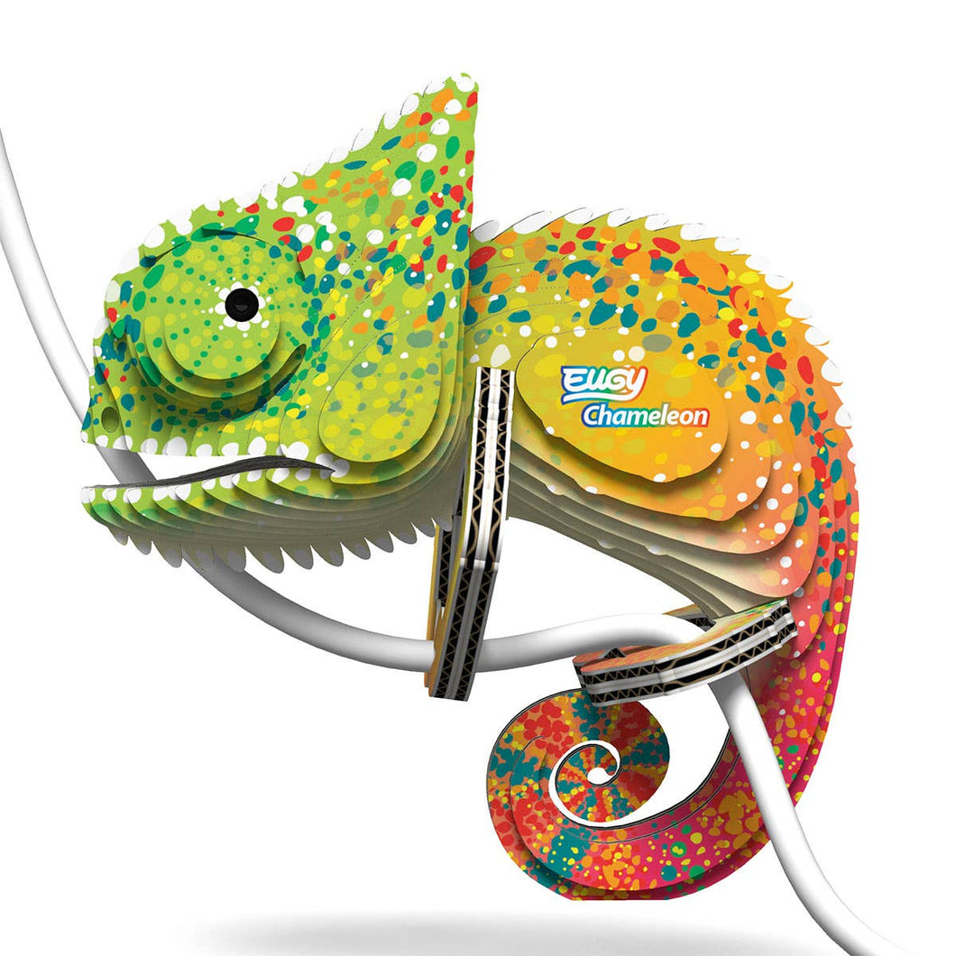 EUGY 075 Chameleon Eco-Friendly 3D Paper Puzzle