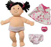 Load image into Gallery viewer, Baby Stella- Peach Doll With Black Hair