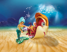 Load image into Gallery viewer, Playmobil Mermaid with Sea Snail Gondola