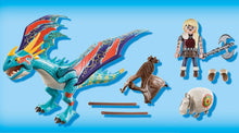 Load image into Gallery viewer, Playmobil Dragon Racing: Astrid and Stormfly
