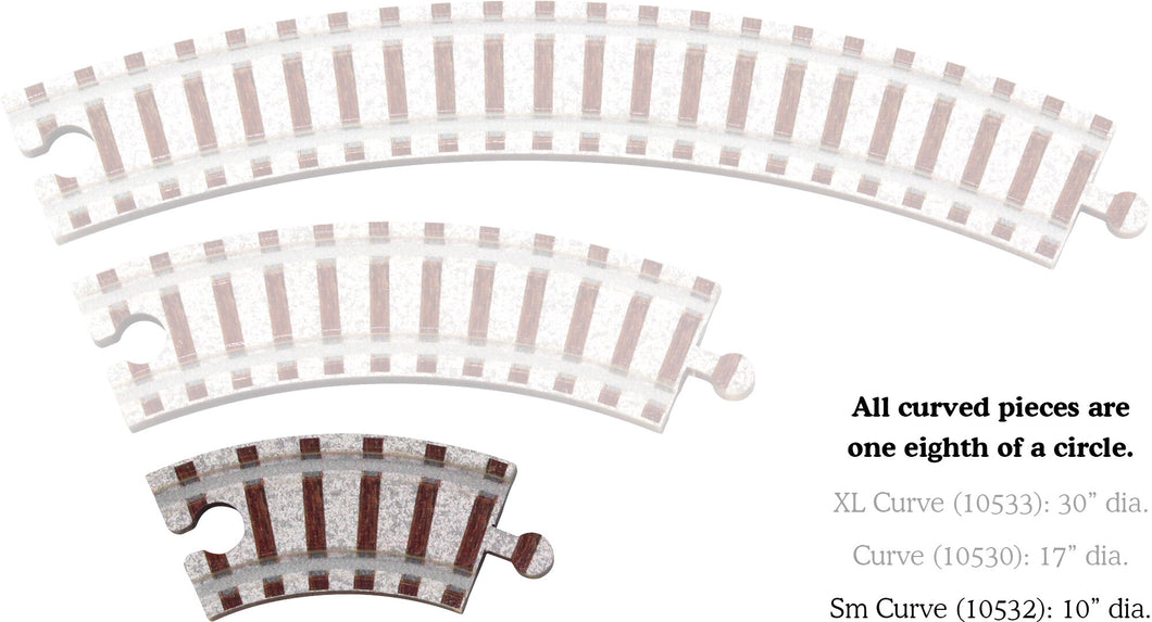 NameTrains Small Curve Track