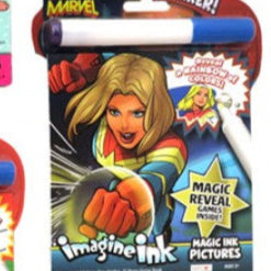 imagine ink: CAPTIN MARVEL/ mess free marker