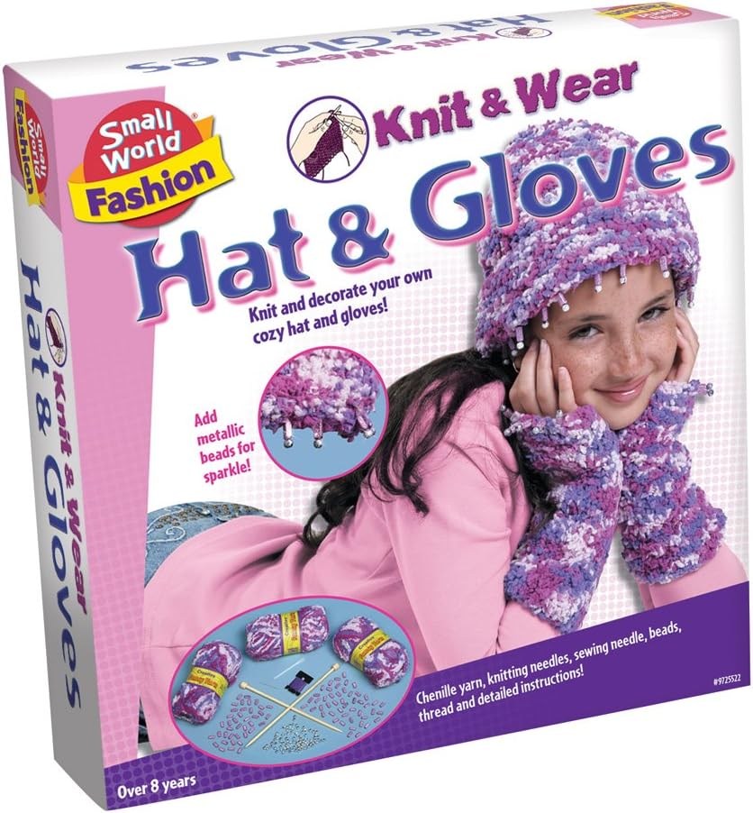 Small World Fashion: Hat & Gloves knitting kit