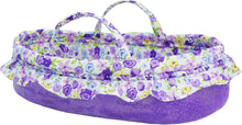 Load image into Gallery viewer, 14" Doll Bassinet - Purple
