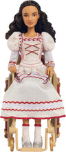Load image into Gallery viewer, Wicked Nessarose Doll, Including Wheelchair, with Brown Curly Hair, Poseable
