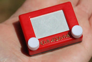World's Smallest Etch a Sketch: Red