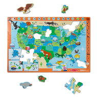 Melissa & Doug- Floor Puzzle U.S.A Park Map