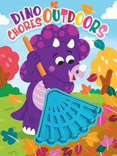 Load image into Gallery viewer, Dino Chores Outdoors Dinosaur Touch and Feel Books for Toddlers 1-3 &amp; Baby Books
