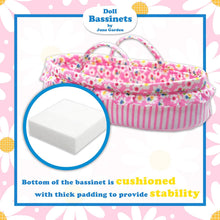 Load image into Gallery viewer, 18" Doll Bassinet - Pink
