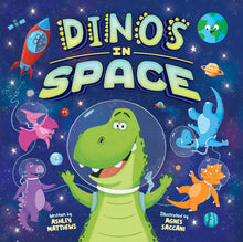 Load image into Gallery viewer, Dinos in Space-Hardcover
