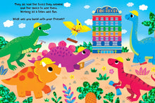 Load image into Gallery viewer, Dino Floors - Children&#39;s Touch and Feel Tower Storybook - Sensory Board Book
