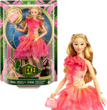 Load image into Gallery viewer, Wicked Glinda Fashion Doll &amp; Accessories with Blonde Hair, Poseable
