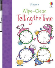 Load image into Gallery viewer, Wipe-clean Telling the Time : Usborne
