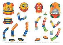 Load image into Gallery viewer, Create Your Own Robot Sticker Activity Book

