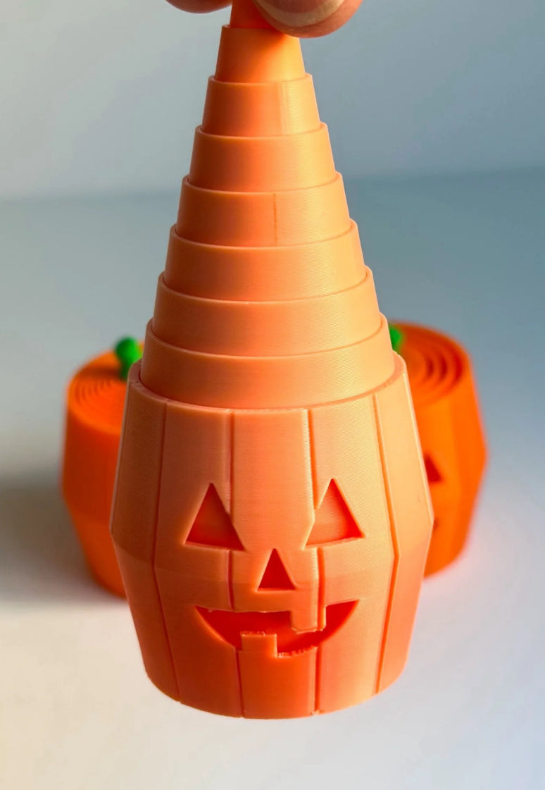 Layered Jack-o-Lantern Fidget - 3D print