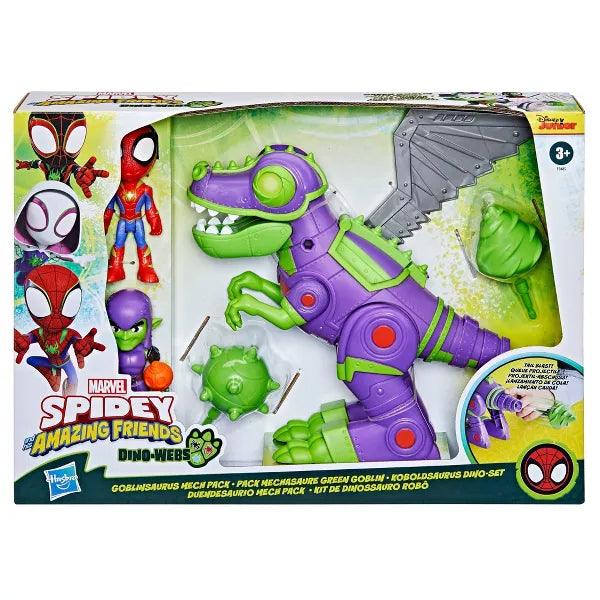 Marvel Spidey and His Amazing Friends Goblin Dino Mech Pack