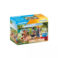 PLAYMOBIL Family Barbeque-71427 (51pc)