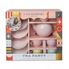 Load image into Gallery viewer, FAO Schwarz Hand-Glazed Ceramic Tea Party Set - 9pc
