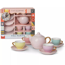 Load image into Gallery viewer, FAO Schwarz Hand-Glazed Ceramic Tea Party Set - 9pc
