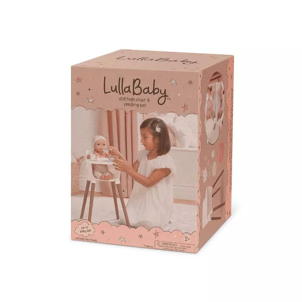 LullaBaby Doll High Chair And Feeding Set Accessories