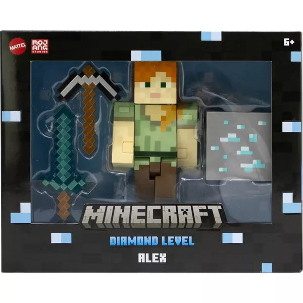 Minecraft Alex Diamond Level Figure