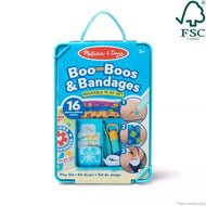 Melissa & Doug Boo-Boos & Bandages Reusable First Aid Pretend Play Set