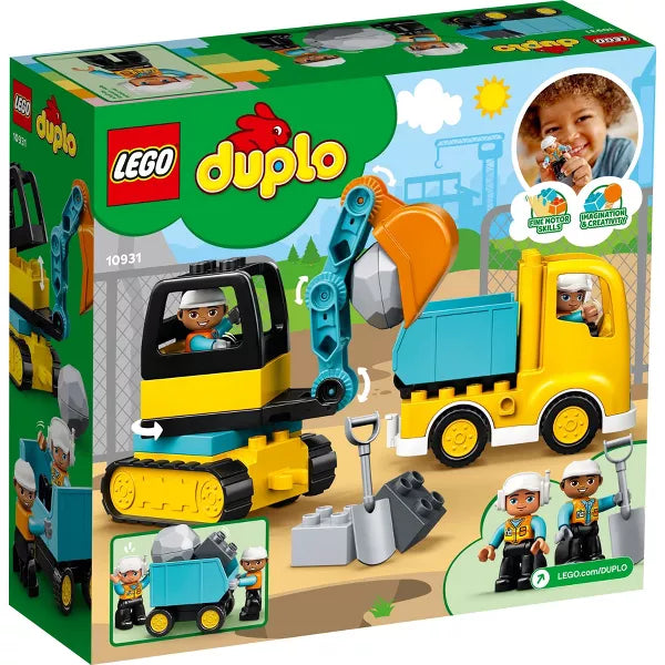 LEGO DUPLO Town Truck & Tracked Excavator Toy 10931
