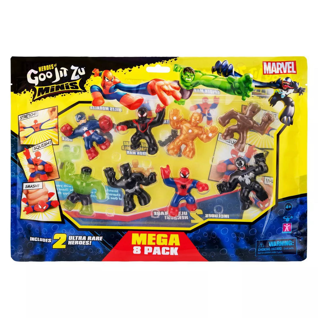 Heroes of Goo Jit Zu Minis Marvel Mega 8 Pack