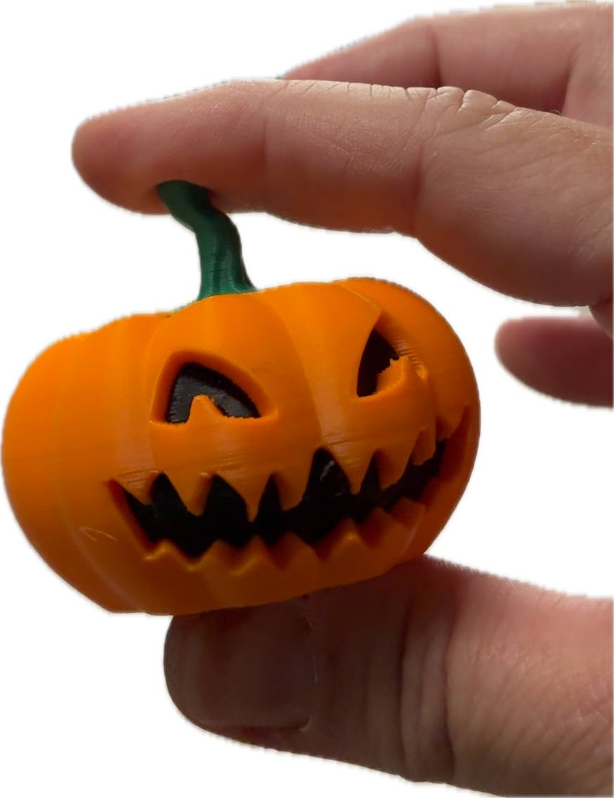 Spinning Jack-o-lantern : 3D Printed