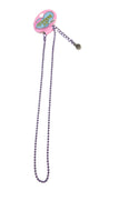 Charm It! Purple Ball Chain Necklace