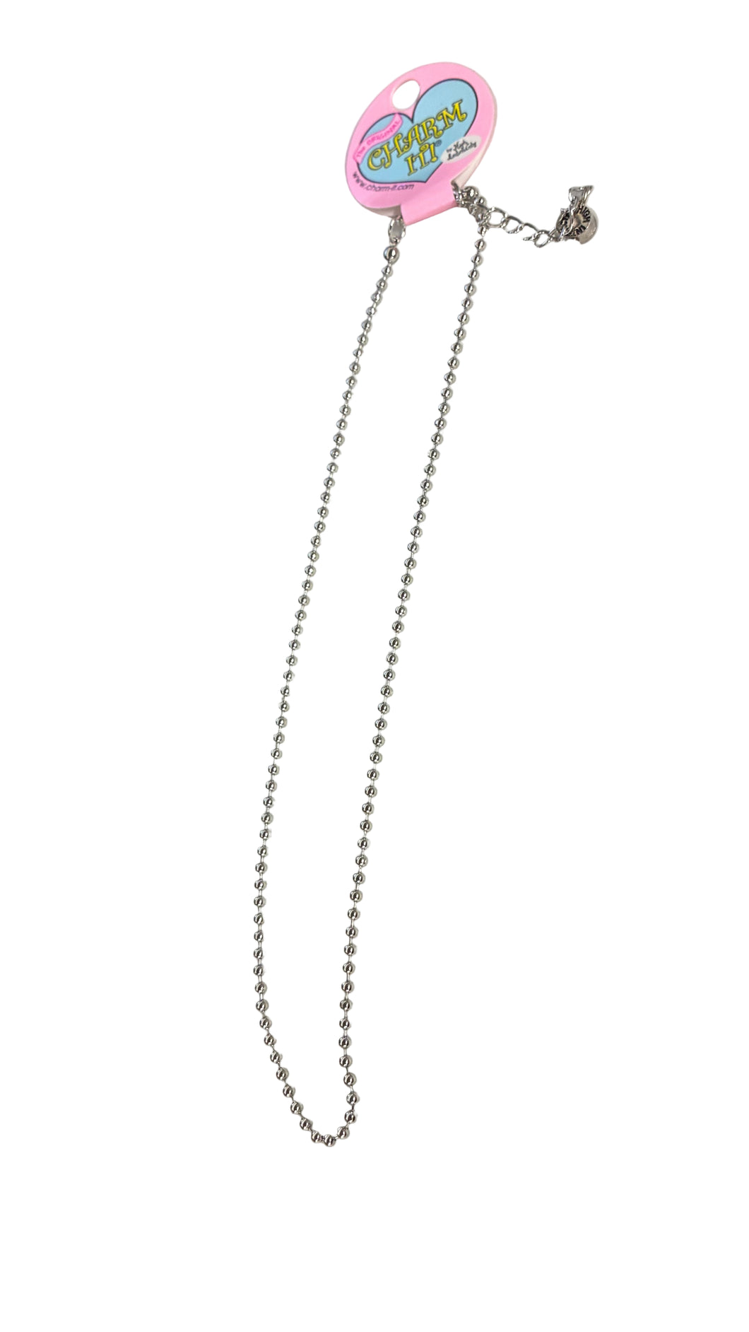 Charm It! Silver Tone Ball Chain Necklace
