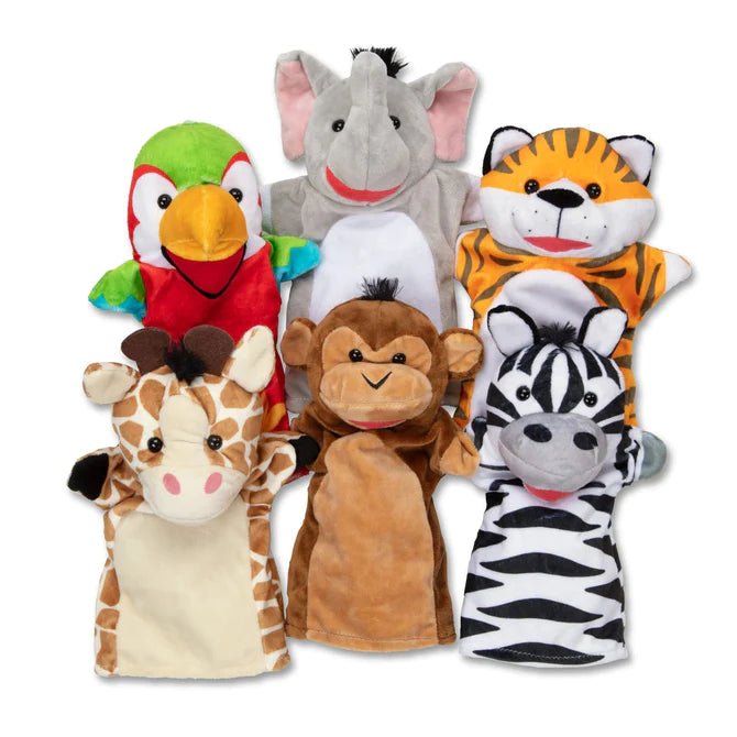 Melissa & Doug- Safari Hand Puppets