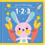Soft To Touch Words 123 by Little Genius Books: Board Books; 10 pages / English