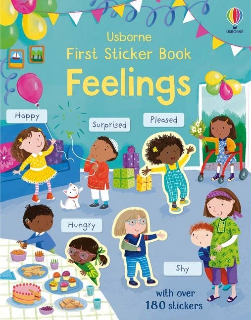 First Sticker Book Feelings : Usborne